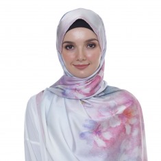 Painted Floral Shawl