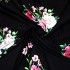 Bouquet Rose Black Printed Rosella