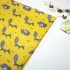 Two Fox Yellow Printed Cotton