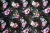 BUNCH OF FLOWERS IN DARK CHIFFON