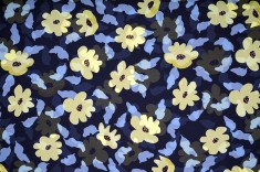 DAISY BLUE PRINTED CHIFFON