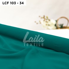 Teal Green Chiffon Sakura