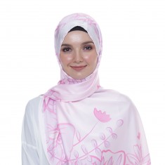 Pink Tropical Shawl