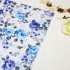 Blue Flower Cotton Printed